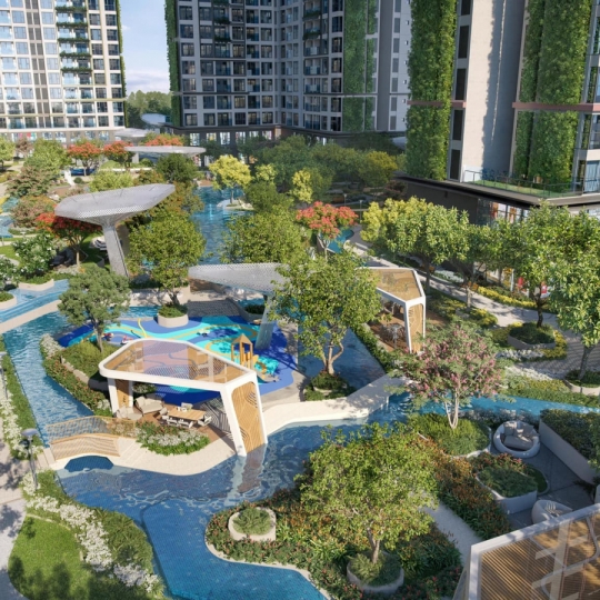 Mua bán căn hộ giá tốt vinhomes grand park 2PN Tòa B the lumiere boulevard view sông