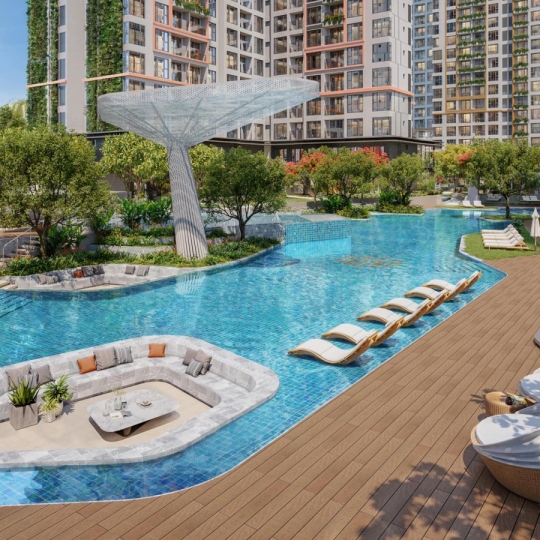 Căn hộ xanh Lumiere Boulevard - Mảng xanh 3D lớn nhất HCM