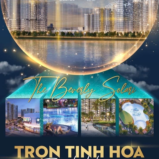 Bán căn hộ 1 Phòng ngủ vinhomes grand park view đại lộ mua sắm the bevely solari